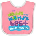 thumbnail image 3 of Inktastic Youth Pastor Daddy Quote Boys or Girls Baby Bib, 3 of 4