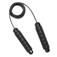 thumbnail image 4 of Cuerda de r Profesional con Peso de Alambre de Acero con Asas de Espuma, Rodamiento de Bolas, para Cardio, Entrenamientos de Fitness, Ejercicio D Negro Soledad Cordón de cuerda ajustable, 4 of 10