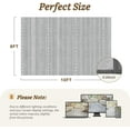 thumbnail image 2 of Boho Area Rug x Carpet Rugs for Living Room Bedroom Moroccan-Machine Washable Rugs for Bedroom Dining Room Living Room Rug Neutral Taupe, 2 of 7