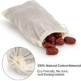 thumbnail image 2 of 50 Cotton Bags, Reusable Tea Strainer Bags With Drawstring (8 X 10 Cm)(c-g-3), 2 of 5