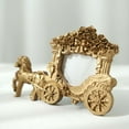 thumbnail image 6 of Efavormart 7" Gold Horse Carriage Resin Picture Frame Wedding Party Favor, European Style Place Card Holder, 6 of 6