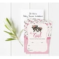 thumbnail image 2 of Inkdotpot 30 Raccoon Fill In StyleBaby Shower Invitation Cards Gender Reveal Blank Invites, 2 of 5