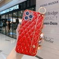 thumbnail image 1 of Funda de teléfono galvanizada con correa de muñeca para iPhone 12 11 13 14 Pro Max XR XS Max X 7 8 Plus SE 2020 Mini cubierta suave a prueba de golpes Tan Jianjun unisex, 1 of 2
