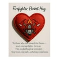 thumbnail image 2 of Firefighter Appreciation Gift Card Pocket Token with Heart Message Thank You for Your Bravery Encouragement Keepsake for First Responders Support, 2 of 6