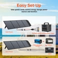thumbnail image 2 of LVYUAN 400 Watt Solar Panel Foldable Solar Panel Charger with Adjustable Kickstands Portable Waterproof IP67 for Camping, Home, RV, Outdoor, Power Station, off Grid, 2 of 12