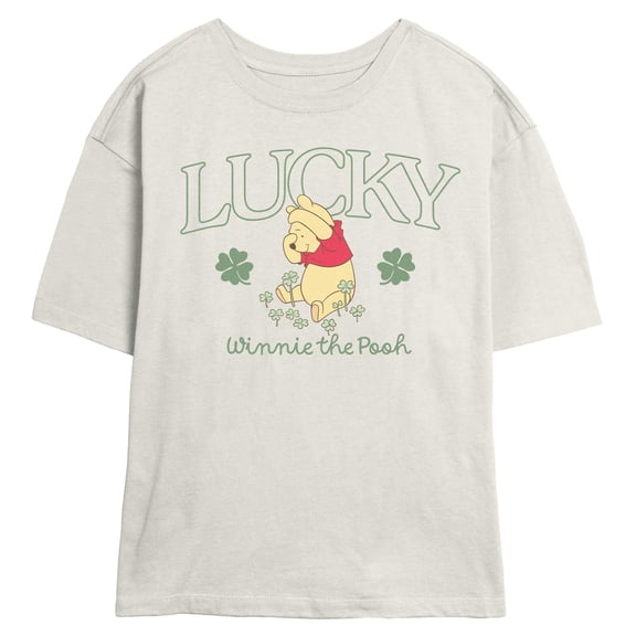 Juniors Winnie the Pooh Go Happy Go Lucky T Shirt