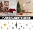 thumbnail image 3 of QenASHaing 6Pcs Star Wall Sculpture, 3D Plastic Decor, Vintag Century Celestial Wall For Ch Decorations Decor, Modern, 3 of 7
