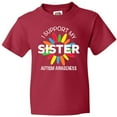 thumbnail image 3 of Inktastic I Support My Sister Autism Awareness Youth T-Shirt, 3 of 5