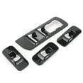 thumbnail image 1 of Window Switch Button Frame, Switch Cover Window Lifter Panel Cover Carbon Fiber Style Window Switch Panel Trims, Auto Parts Fit for  F150 2015-2020, 1 of 7