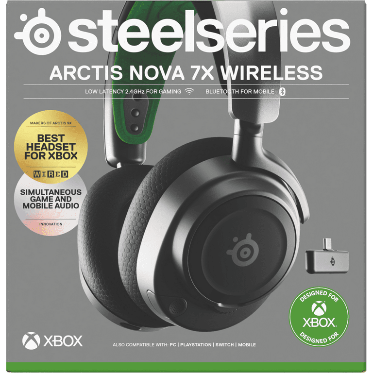 SteelSeries Arctis Nova 7X Xbox-Compatible Premium Wireless