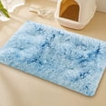 thumbnail image 4 of Pets Cat Bed Dog Crate Pad Ultra Soft Pet Bed, Washable Crate Mat for Small Dogs and Indoor Cats Reversible Fleece Dog Kennel Pad Cat Carrier Mat,16.8×11.8 inch, 4 of 7