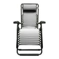 thumbnail image 5 of Caravan Sports Zero Gravity Outdoor Folding Camping Patio Lounge Chair, Gray, 5 of 6