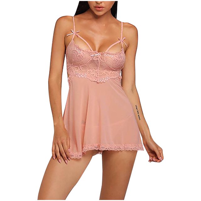 Lencería sexy de encaje para mujer, pijama, lencería sexy, ropa interior sexy dividida Fridja nalpqowj41265