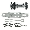 thumbnail image 4 of RC Touring Car Chassis Kit, Accurate  Heat Dissipation RC Touring Car Chassis Frame Kit Lightweight Rigid  For Upgrade Black,Silver SSG, 4 of 8