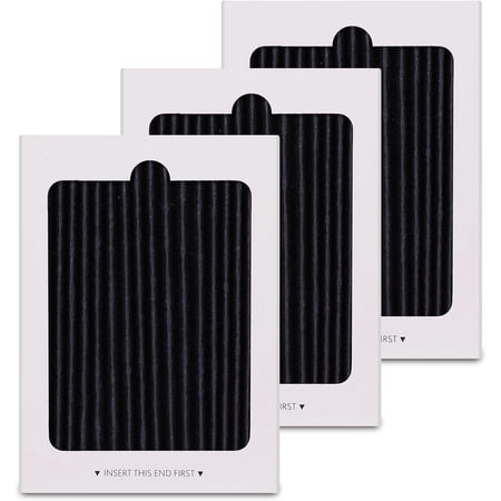 3 Pack Refrigerator Air Filter Replacement for Frigidaire and Electrolux EAFCBF Fridge Replace 242061001, 242047801, 242047804, Effective Filtration with Activated Carbon Filter