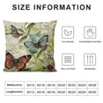 thumbnail image 5 of Creowell Farmhouse Pillow Covers Spring Summer Throw Pillow Covers Flower Butterfly Bird Decorative Pillowcases for Sofa Couch Living Room Outdoor, 5 of 5