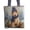 C#062, variant on Sunflower Printed Canvas Tote Bag Reusable Shopping Bag for Women Men Eco Friendly Lightweight Handbag for Grocery Market Beach Travel 100% Polyester Material