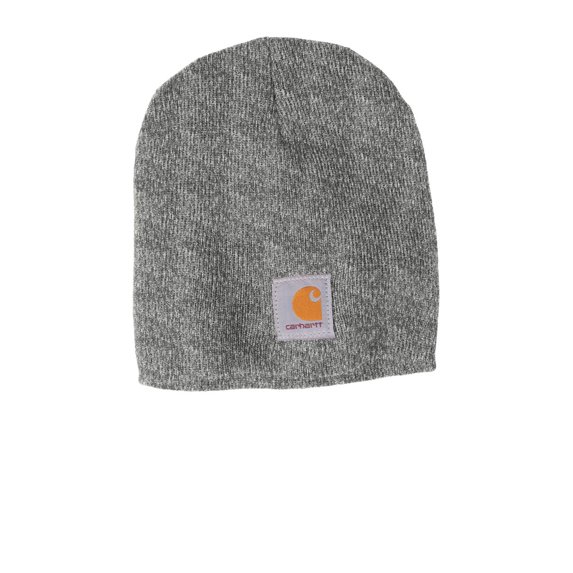 Carhartt ® CTA205 Beanie Caps Hats Acrylic Knit 9 inch - Heather Grey/Coal Heather