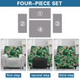 thumbnail image 6 of Renewold Christmas Holly Candy Cane Green Stretch Recliner Cover Non-Slip Recliner Slipcover 4 Pieces Soft Lazy Boy Recliner Chair Cover with Pocket and Elastic Bottom for Christmas Home Decor, 6 of 8