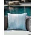 thumbnail image 4 of Outdoor Pillows Waterproof, Light Blue Ombre Bedding Throw Pillows with Insert for Couch Sofa Bed, Modern Abstract Gradient Minimalist Art 16x16 Inch Pillowcases Decorative Patio Pillow Set of 1, 4 of 8