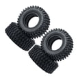 thumbnail image 1 of Bewildely 4x neumáticos de rueda de goma universales negros para neumáticos de coche de tracción aumentada duraderos de alto rendimiento Kits de construcción modelo, 1 of 6