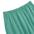 thumbnail image 5 of Women Stretch Straight Leg Pants Elastic Waist Lightweight Work Pants Casual Lounge Athletic Trousers with Pockets Dark Green XXL, 5 of 7