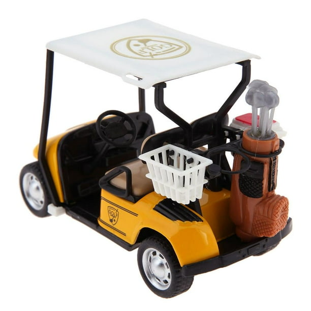 Juguete de carro de golf de alta simulacion de coche modelo extraible de aleacion a escala 1 36 Amarillo ndcxsfigh nuevos originales