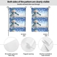 thumbnail image 2 of Easygdp Christmas Snowman In The Snow Garden Flag Yard Flag Welcome Flag, Double-Sided, Weather Resistant for Outdoor Decor - 12.5"x18", 2 of 9