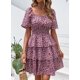 thumbnail image 2 of Vestido PRETTYGARDEN Floral de Verano para Mujer con Cuello Cuadrado XL, 2 of 7