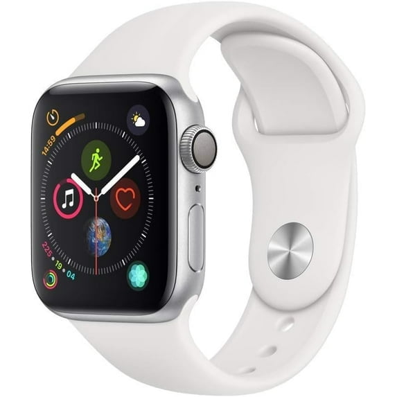 Restored Apple Watch Series 4 Aluminum 40mm A1977 (GPS Only, No Cellular) Silver (Refurbished)