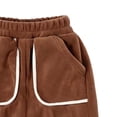 thumbnail image 5 of LIaqionyy Girls Fleece Pants Fuzzy Elastic Waist Baggy Sweatpants Soft Wide Leg Casual Loungewear with Pockets, 5 of 8