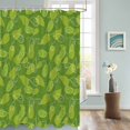 thumbnail image 3 of Fabric Shower Curtain, Summer Abstract Hand Drawn Green Avocado Shower Curtains with 12 Hooks Waterproof Machine Washable Bath Curtains for Bathroom,36 x 78in, 3 of 6