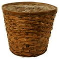 thumbnail image 2 of Wald Imports 0025-10W 10 in. Whitewash Rattan Pot Cover  Pack of 3, 2 of 6