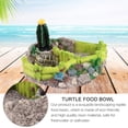 thumbnail image 4 of 1 cuenco de comida para lagartos y tortugas con diseño paisajístico exquisito para mascotas, 4 of 6