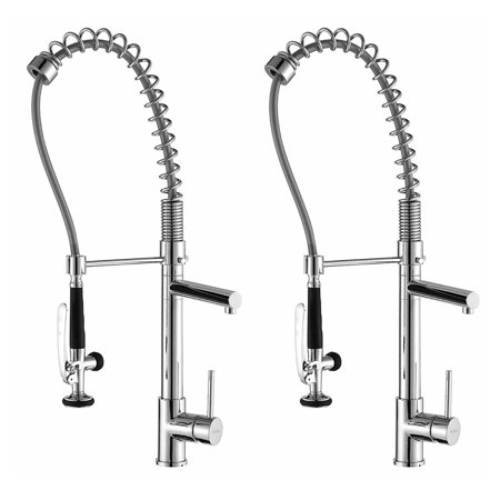 Kraus Commercial 1 Handle Pull Down Pre Rinse Sprayer Kitchen