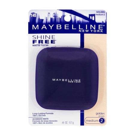 Maybelline Shine Free Matte Finish 145 Golden, 0.45 OZ