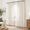 Birch-40"W x 86"L (Pack of 2), variant on Linen 40"W x 63"L (Pack of 2) Pinch Pleat Light Filtering Curtains