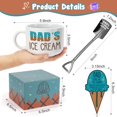 thumbnail image 4 of Set de Cuencos para Helado YUEYUQIU para Papá con Pala y Tarjeta 600ml, 4 of 6