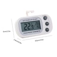 thumbnail image 4 of Yuarrent Termómetro Digital para nevera, congelador, impermeable, pantalla LCD para cocina, blanco Cocina y Comedor Blanco Yuarrent HA3687-01B, 4 of 6