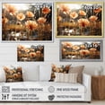 thumbnail image 4 of Designart "Mums landscape I" Floral Floater Framed Wall Decor, 4 of 7