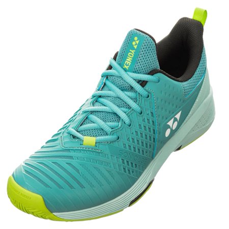 Yonex Men`s Sonicage 3 Wide Tennis Shoes Smoke Blue ( 11.5 )