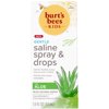 Burt's Bees Bees Kids Saline Spray and Drops, Hypoallergenic, Moisturizing, Flushes Away Mucus for Ages 3 Months and Up, 1.5 fl. oz.