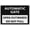 Warning Sign 4, variant on Car Park Overflow Only Buses Sign 8"x12", Aluminum Tin Warning Signs for Home Outdoor Garden, High Visibility Traffic Sign