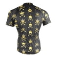 thumbnail image 4 of joogoo Gold Skull Pattern Men's Cycling Jerseys Mountain Bike Short Sleeve Tops L, 4 of 7