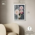 thumbnail image 5 of Gentle Floral on Grey Shadowbox Print Floral Art Prints by Art Remedy, White Frame, 16 x 24, 5 of 7