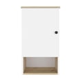 thumbnail image 2 of We Have Furniture Medicine Cabinet Porto, Two Internal Shelves, Light Oak / White Finish, 2 of 6