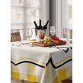 thumbnail image 6 of Sunflowers Table Cloth, Waterproof Tablecloth for Rectangle Tables, Yellow Floral Watercolor Botanical Checkered Rustic Reusable Washable Fabric Table Cover for Restaurant Kitchen Dining 60"x84", 6 of 9