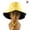 Yellow, variant on Clerance! Black Rice M Sun Hat Female Spring And Summer Korean Version Student Double-Sided Fisherman Hat Foldable Ladies Outdoor Large Brim Sun Hat