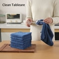 thumbnail image 5 of Beartech Microfiber Washcloths 12 Pack,13"x13" Quick Dry Ultra Soft and Highly Absorbent Washcloths for Bathroom,Kitchen Dish Towels -Navy Blue, 5 of 11