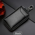 thumbnail image 1 of Lefu Leather Keychain Men Key Holder Organizer Pouch Split Car Key Wallet Pouch Bag, 1 of 8